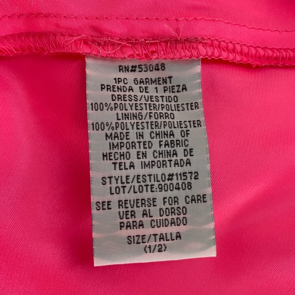 Morgan and Co - Pink Ombré Gown - size 1/2 - Picture 5 of 6